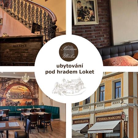 Pension Ulrika - Ubytovani Pod Hradem Loket Exterior foto